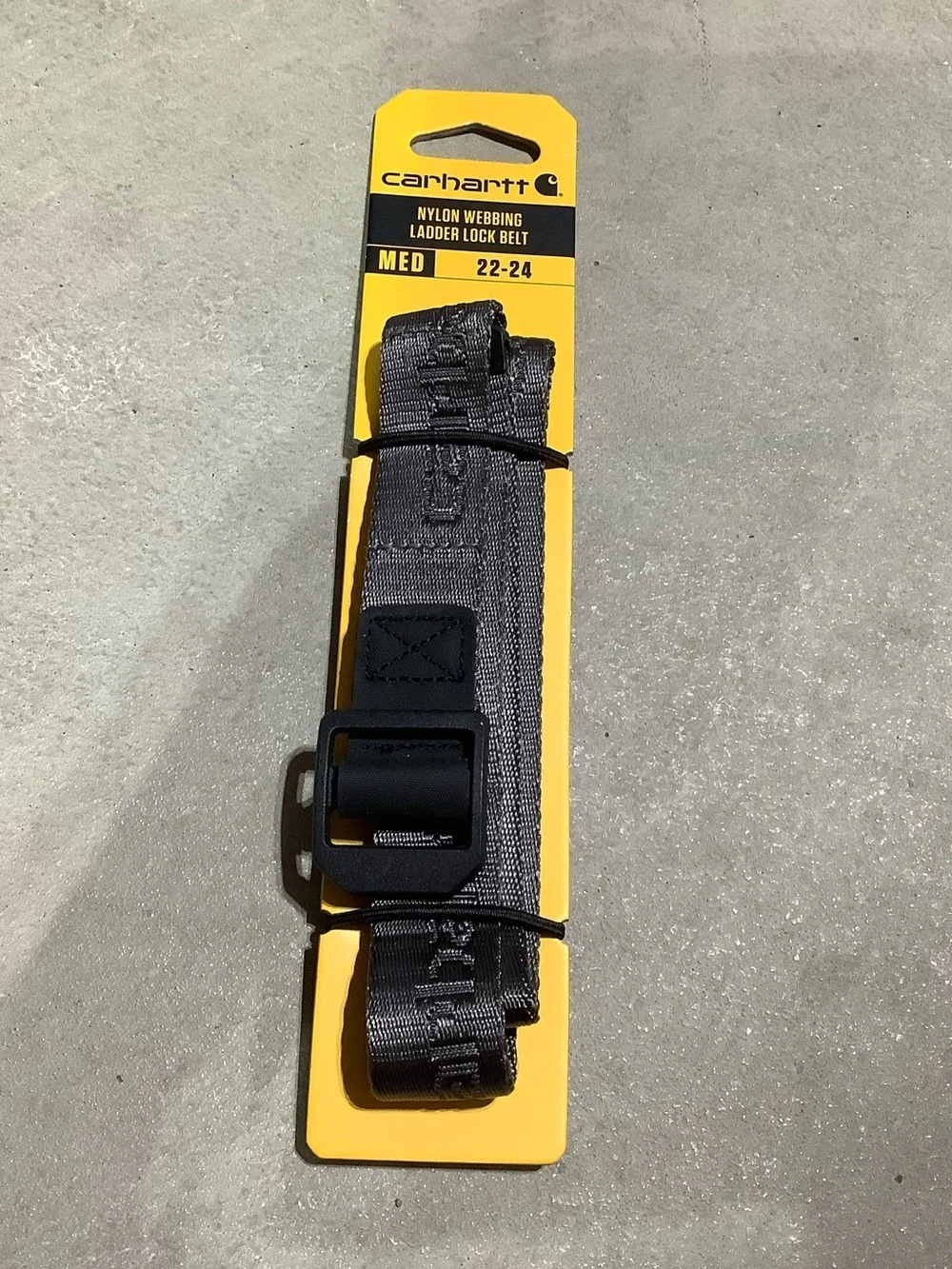 Carhartt grey nylon ladder lock belt